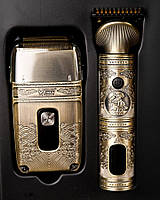 Комплект для догляду VGR V-649 2 в 1 — тример і шейвер для бороди, обличчя та тіла ТМ