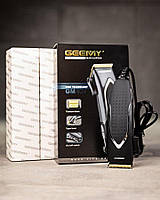 Машинка для стрижки волосся Gemei GM 809 з 4 насадками та регульованою довжиною ТМ