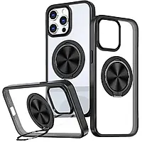 TPU+PC чохол з магнітом та кільцем для Apple iPhone 13 Pro (6.1")