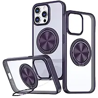 TPU+PC чохол з магнітом та кільцем для Apple iPhone 14 Pro Max (6.7")