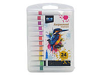 Маркери Neo Line 4061-24SH акрилові 24кольорів в пластиковому пеналі