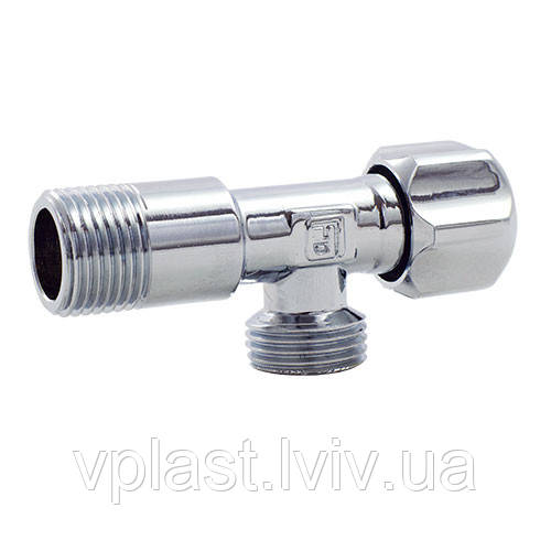 Кран кутовий Invena 1/2"x3/4"