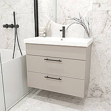 Тумба з умивальником для ванної кімнати 650×800×450 ТПУ-5 Кашемір