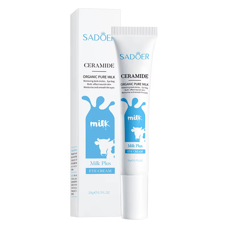 Крем для шкіри навколо очей SADOER Ceramide Milk Plus Multi-Effect поживний, зволожувальний 20 г