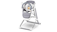 Крісло-гойдалка для годування 2 в 1 Lionelo NILES GREY