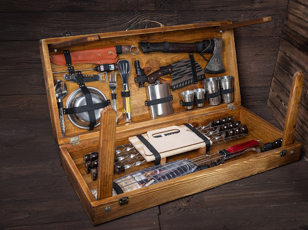 Набір шампурів в кейсі "Скеля"