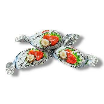 Цукерки ABС sweets полуниця кокос у шоколаді 1кг