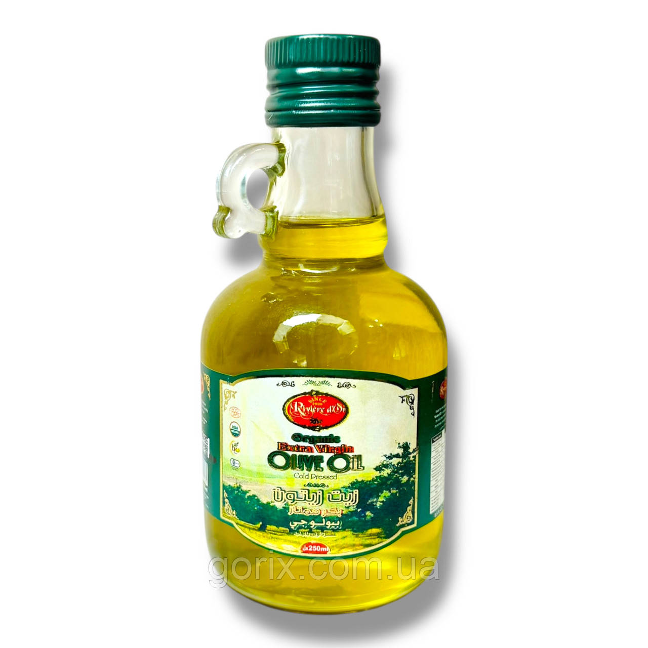 Оливкова олія Riviere D'or Organic Extra Virgin 250 мл, фото 1