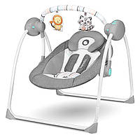 Дитяче крісло-гойдалка Lionelo RUBEN GREY TURQUOISE