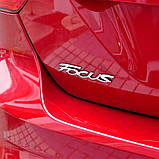 Емблема напис FOCUS для FORD хром 168х27 мм метал (на скотчі) BM5Z5842528A, фото 4
