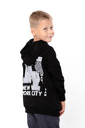 Підліткове худі для хлопчика з капюшоном із двонитки з принтом