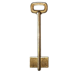 Заготовка ключа Ростов-1 ЛАТУНЬ