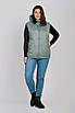 Жіноча жилетка великих розмірів 50-62 олива, фото 3