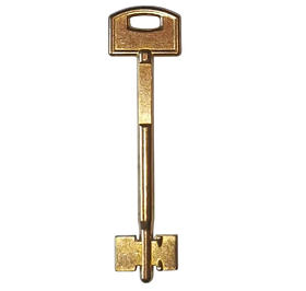 Заготовка ключа Securemme/Секуреме вузький ЛАТУНЬ