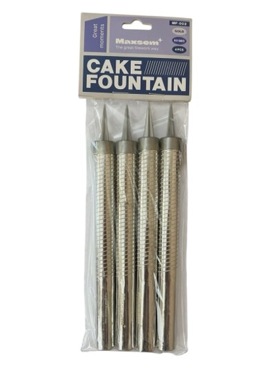 Свічки фонтани в торт Преміум 17,5 см (60 сек)