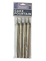 Свічки фонтани в торт Преміум 17,5 см (60 сек)