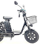 Електричний велосипед Minako Monster16" (1000W 60V 30Ah) Можна доукомплектувати (ВАНТАЖНИМ БАГАЖНИКОМ І СПИНКОЮ), фото 4