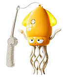 Іграшка музична інтерактивна Squid Electric Dance танцюючий восьминіг для малюків Жовтий, фото 6