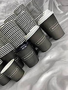 1000 шт. Стакани з логотипом, з білою основою одношарові, 175 мл., фото 7