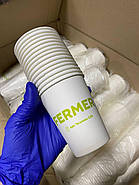 2500 шт. Стакани з логотипом, одношарові з білою основою, 250 мл., фото 5