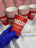 5000 шт. Стакани з логотипом, одношарові з білою основою, 250 мл., фото 6