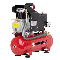 Компресор 9л, 0.75кВт, 1.0HP, 220 В, 8aтм, 160л/хвил INTERTOOL PT-0002 ptor, фото 4