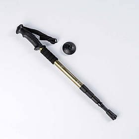 Палиця грибника Acropolis ПМГ-1 (оливкова) з компасом: телескопічна, 50-110 см, алюміній