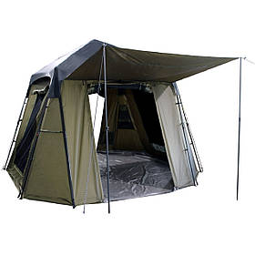 Короповий намет RANGER Gazebo Lux 3-mann 3+ місць: 8000мм, 2 входи, альтанка, для риболовлі