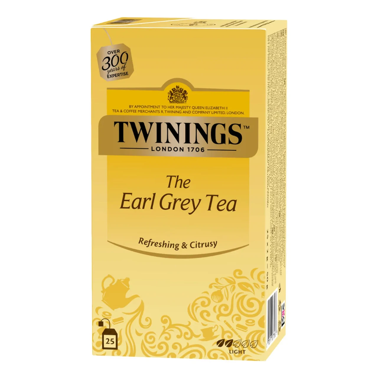 Twinings The Earl Grey Tea чай чорний з бергамотом Твінінгс, у пакетиках 25 шт, фото 1
