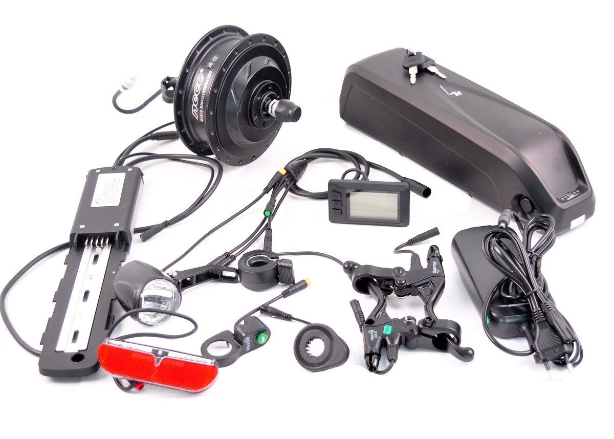 Електронабір для велосипеда NECO 350W, 36V передній, повний комплект, фото 1