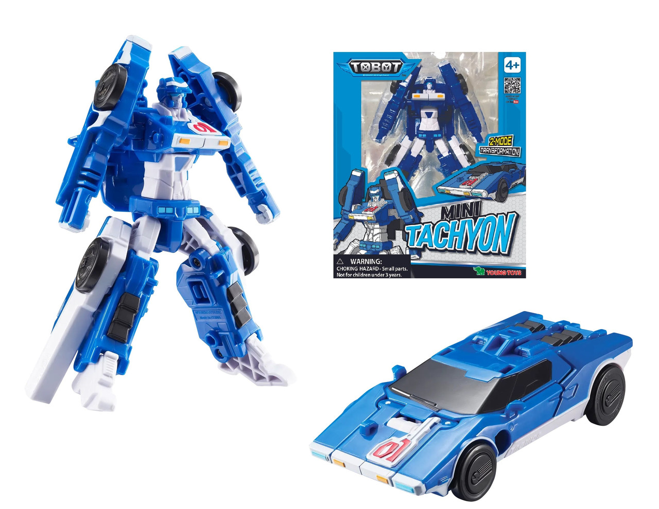 Іграшка-трансформер Tobot Детективи Галактики С3 міні Тахіон Young Toys 301139, фото 1