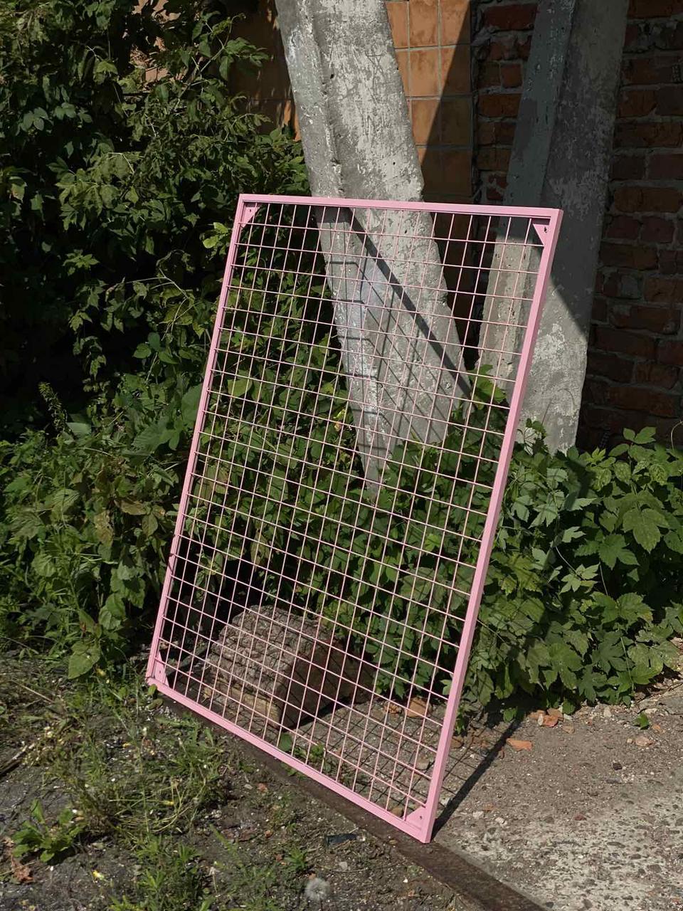 Сітка (рамка) мудборд металевий колір РОЖЕВИЙ для декору ПІД ЗАМОВЛЕННЯ, фото 1