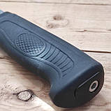 Ніж нескладний Кізляр Самур, AUS-8, еластрон, чохол шкіра, фото 2