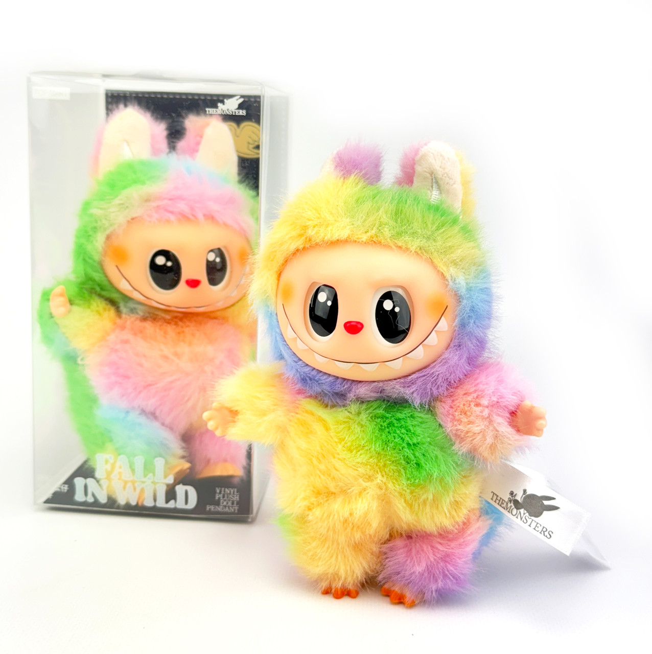 М'яка Іграшка Брелок Лабубу Labubu 4 Серія – Райдужний Дракончик 17 см – POP MART The Monsters LABUBU, фото 1