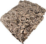 Маскувальна сітка Суха трава (сухе листя) осіння для автомобіля, пікапа, позашляховика та техніки. Степ, фото 4