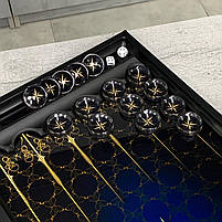 Нарди скляні - короткі нарди та довгі нарди Зірка 61×27×5 см, фото 8