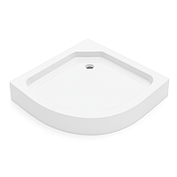 Душевой поддон KO&PO 7122 80х80х15 см полукруглый акриловый