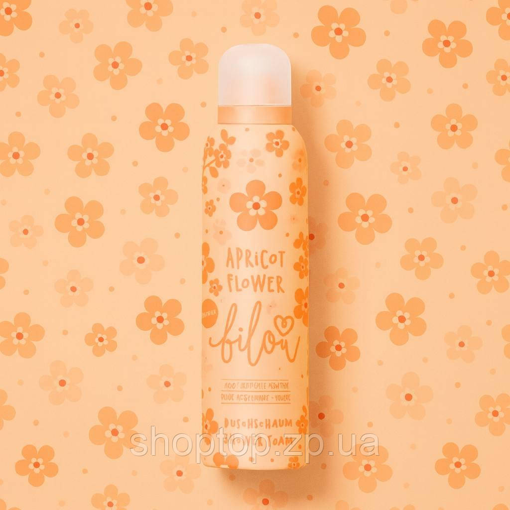 Пінка для душу Bilou Apricot Flower 200 мл, фото 1