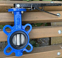 Затвор дисковий батерфляй Ду 50 з нерж.диском