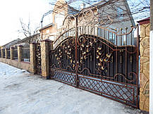 Ворота ковані Рідків ( Рыдков), фото 3