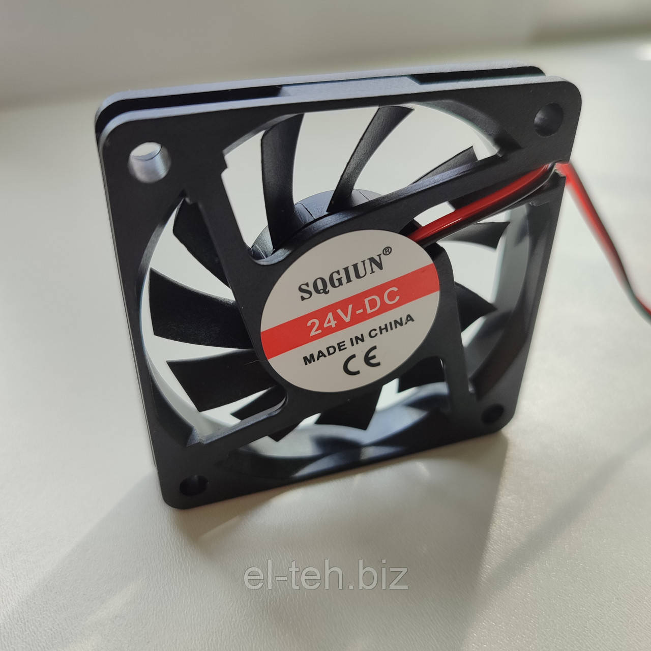 Осьовий вентилятор 60x60x10, DC 24V, 0.1A, фото 1