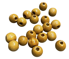 Дерев'яні бусини №502 (20шт) 1.0см