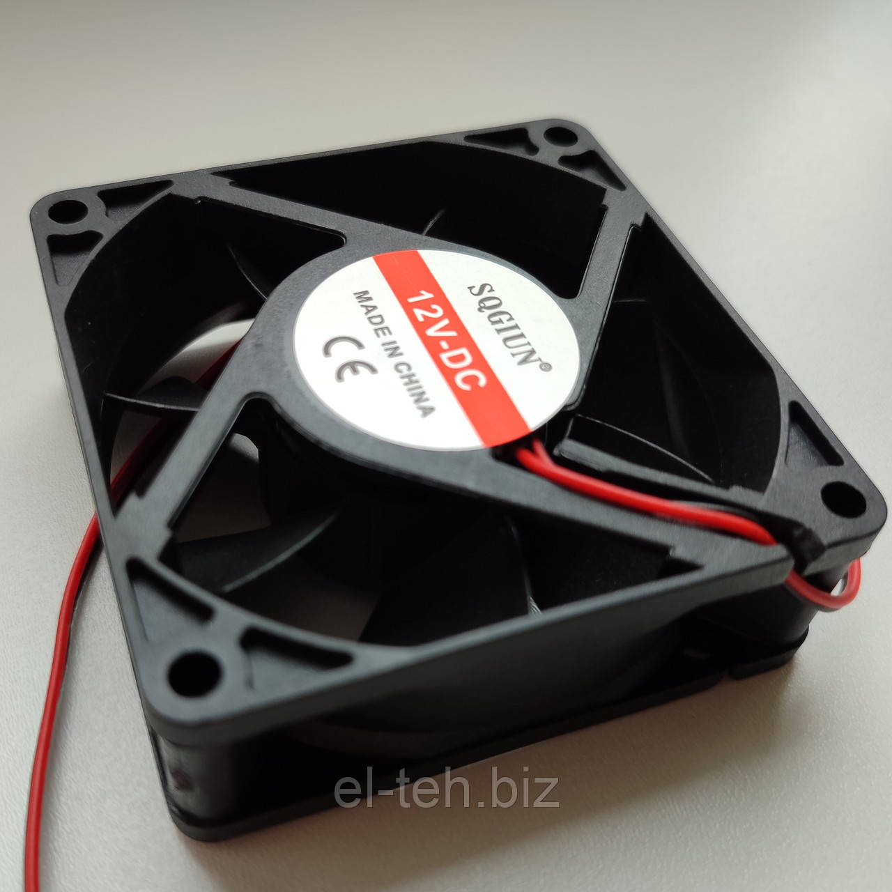 Осьовий вентилятор 70x70x25, DC 12V, 0.16A, фото 1