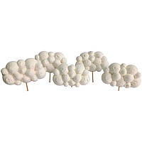 Набір цукрових прикрас "Хмаринки об'ємні" ТМ"Iryska"