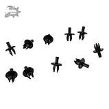 Кліпса кріплення підкрилка локера 80 B4 Audi 94530507 N0385491 1104882, фото 2