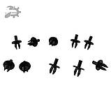 Кліпса кріплення підкрилка локера 80 B4 Audi 94530507 N0385491 1104882, фото 4