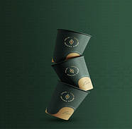 Паперові стакани з логотипом для інтернет-магазинів Одношарові білі 110 мл 500 шт, фото 3