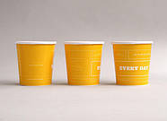 2500 шт. Стакани білі з логотипом, одношарові, 110 мл., фото 7