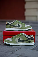 Зелені чоловічі шкіряні кросівки Yuto Horigome x Nike SB Dunk Low “Matcha” кросівки Найк СБ Данк