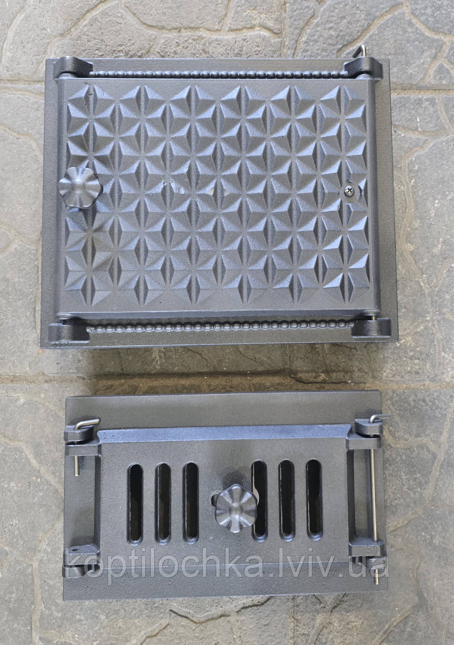 Дверцята "Кристал" топочні + піддувальні, фото 1